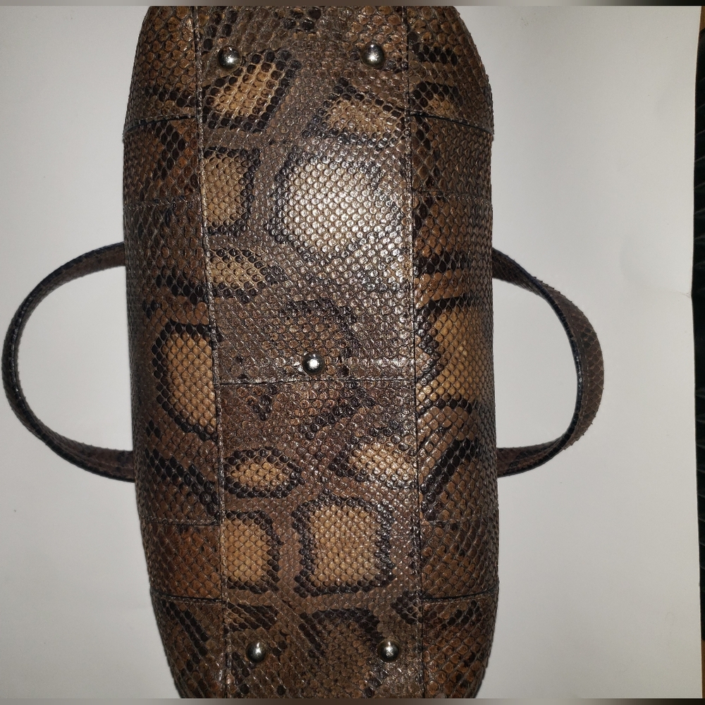Furla Rare Python Handbag NWOT - Picture 9 of 13